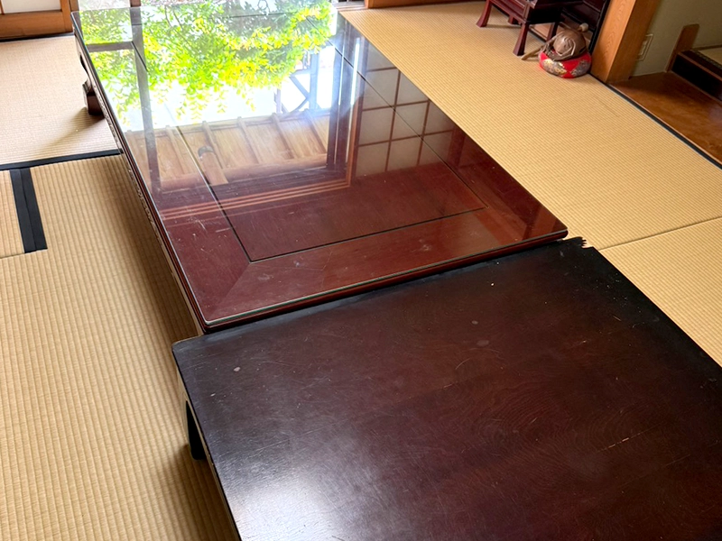 不用品買取後の和室