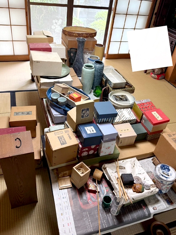不用品買取前の和室