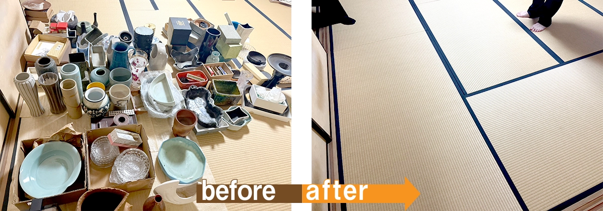 実家の片付け、不用品をまとめて高額買取