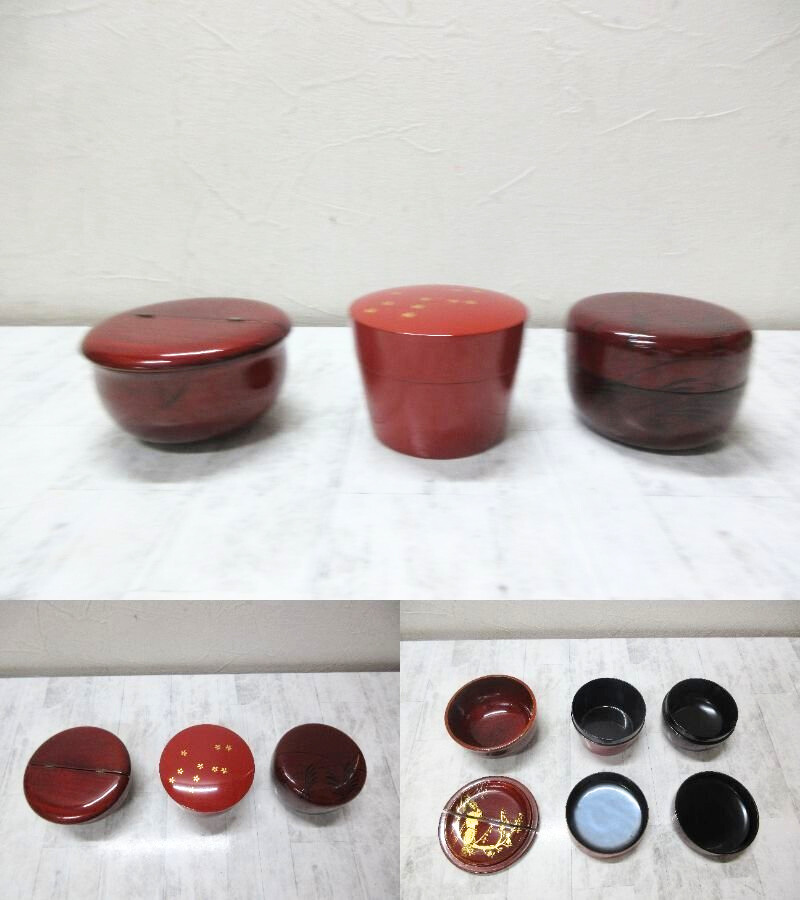 春慶塗の雅】塗師 峰春 井伊宗観好 十二月茶器 棗を買い取りました 